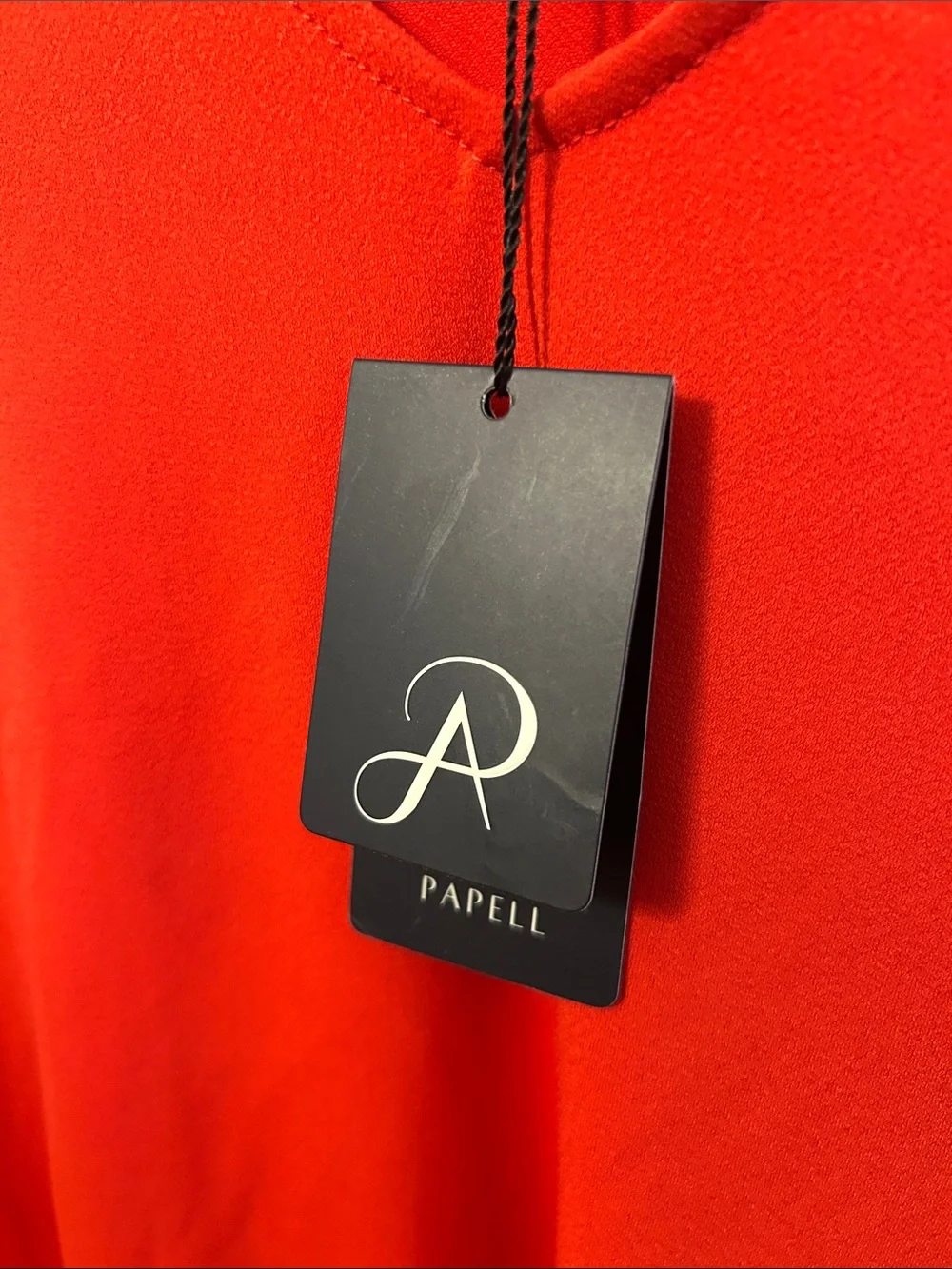 Adrianna Papell Women’s Red Top Medium NWT - Picture 3 of 5